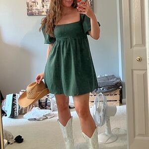 Green Mini Dress